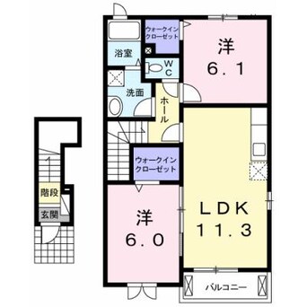 間取図 内房線/八幡宿駅 バス10分大宮前下車:停歩8分 2階 築13年