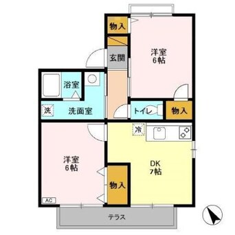 間取図 ウィステリアおゆみ野C