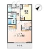内房線/五井駅 徒歩17分 2階 築13年 1LDKの間取り