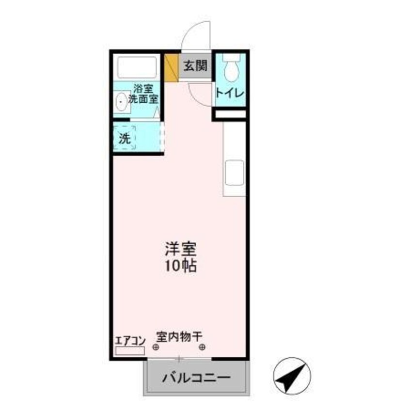 間取図 内房線/五井駅 バス5分白金三丁目バス停下車:停歩7分 1階 築35年