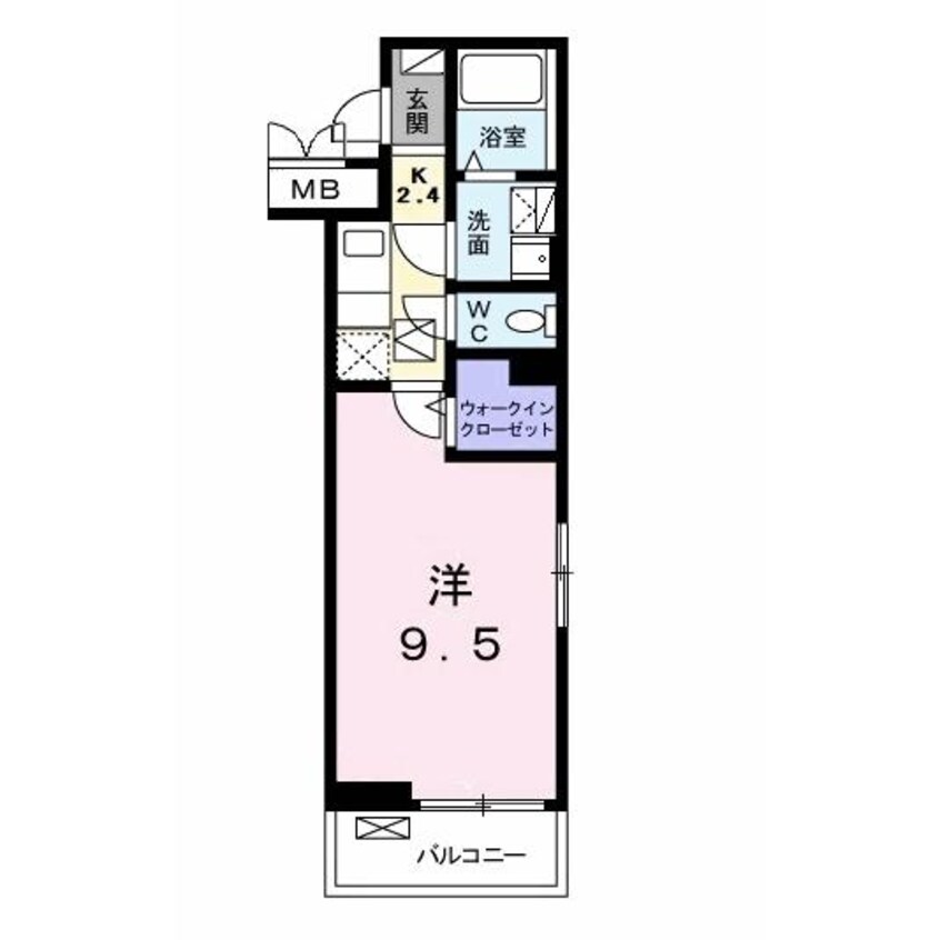 間取図 内房線/五井駅 徒歩11分 2階 築2年