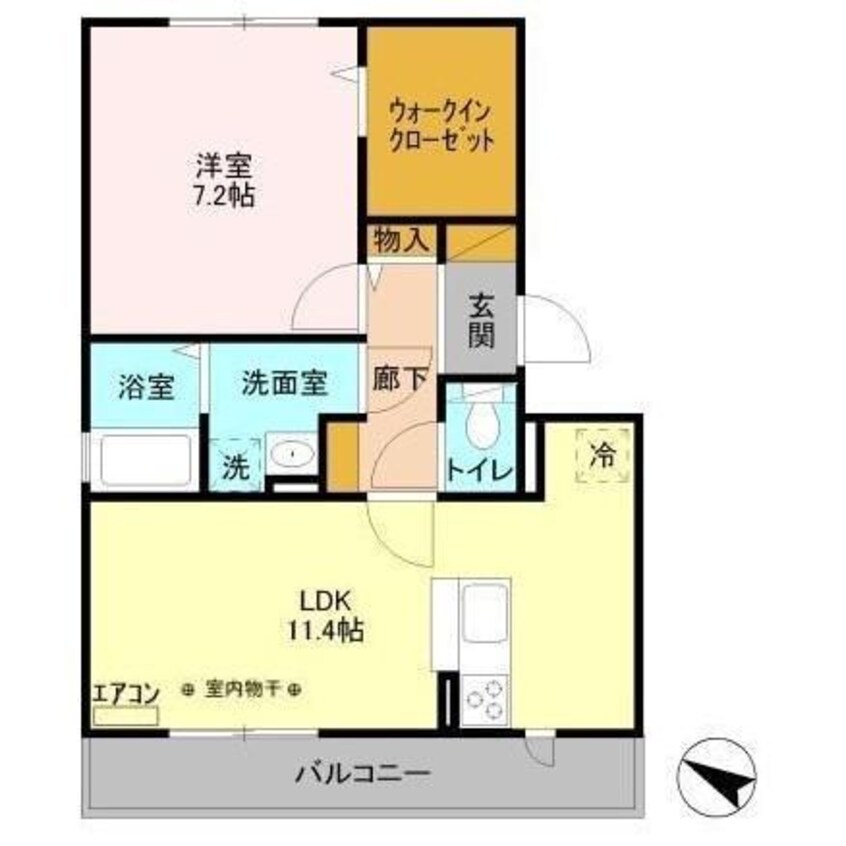 間取図 スカイパレットB