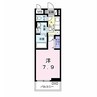 イセミネット市原 1Kの間取り