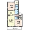 内房線/五井駅 バス:10分:停歩2分 3階 築6年 2LDKの間取り