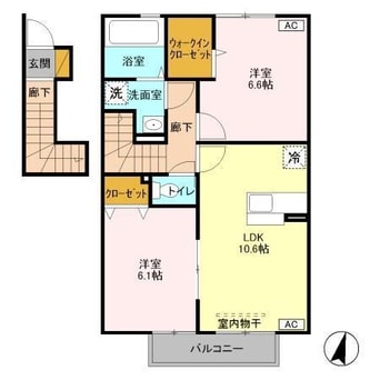 間取図 カサヴェールⅡ