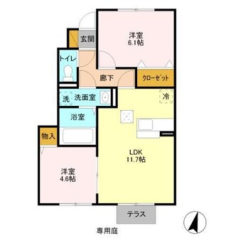 間取図 カサヴェールⅡ