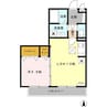 ブランコートⅠ 1LDKの間取り