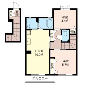 間取り図 サンライズウロコ