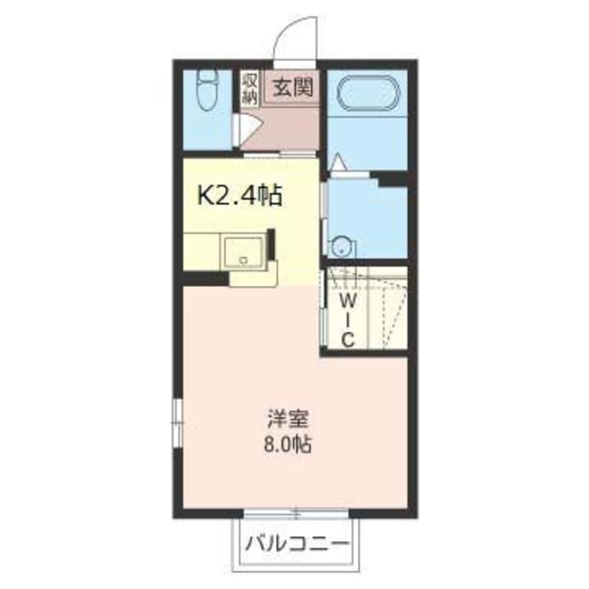 間取図 アルコバレーノ
