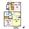 内房線/五井駅 徒歩25分 1階 築6年 2LDKの間取り