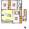 アールユウナシオ 3LDKの間取り