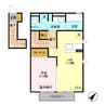 サニーフラット 1LDKの間取り