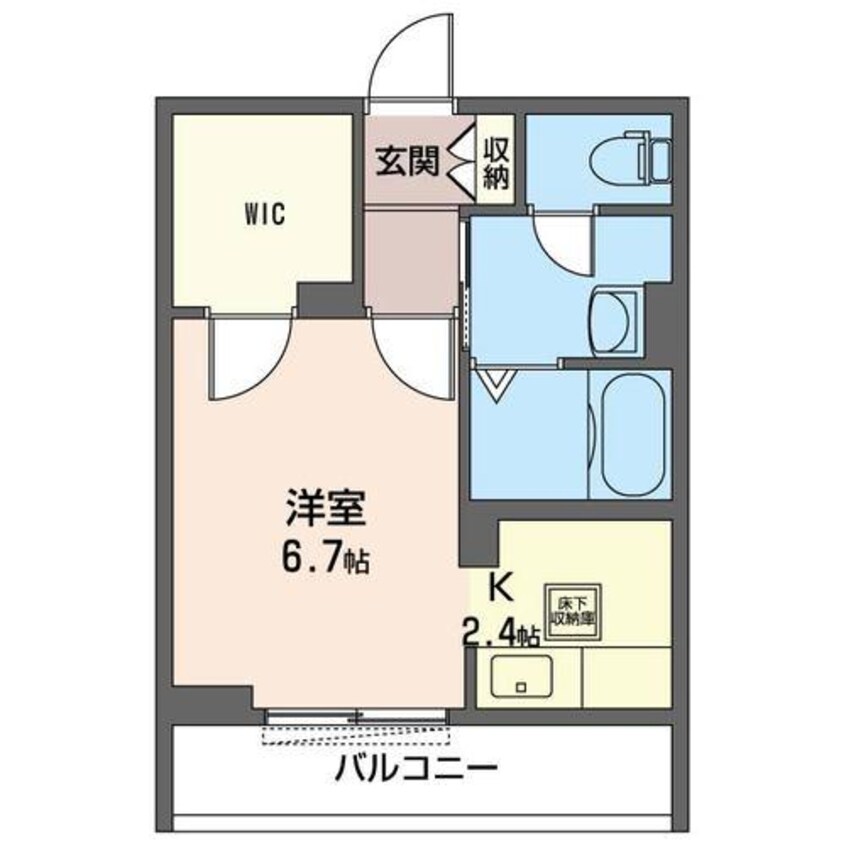 間取図 内房線/姉ケ崎駅 徒歩2分 1階 築4年