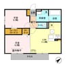 エクラシオール 2LDKの間取り