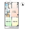 エスタシオンおゆみ野 2LDKの間取り