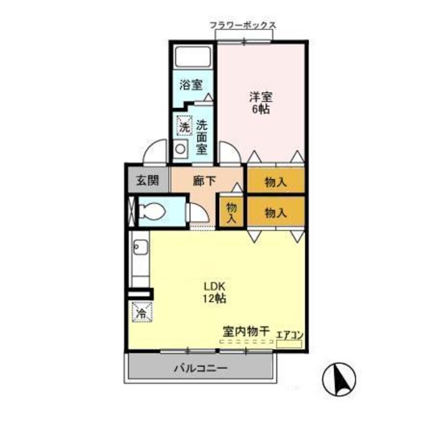 間取図 メイヒルズ
