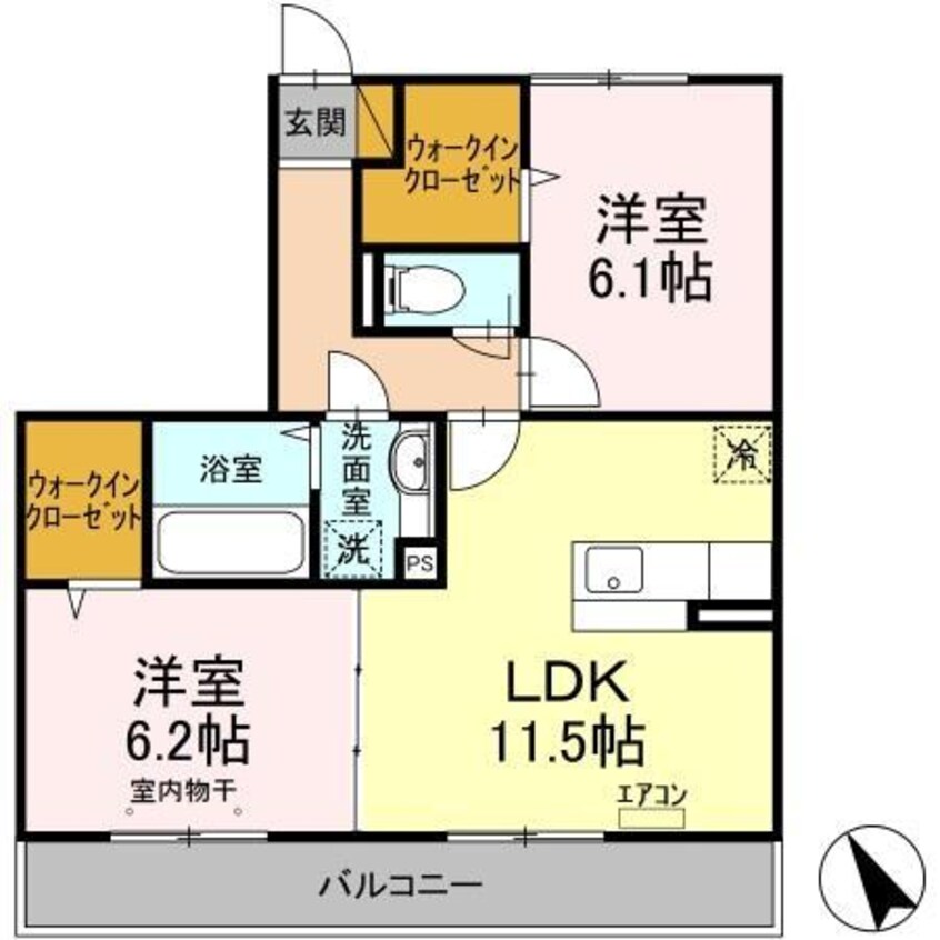 間取図 ウィルステージ
