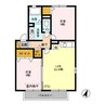 プロムナード 2LDKの間取り