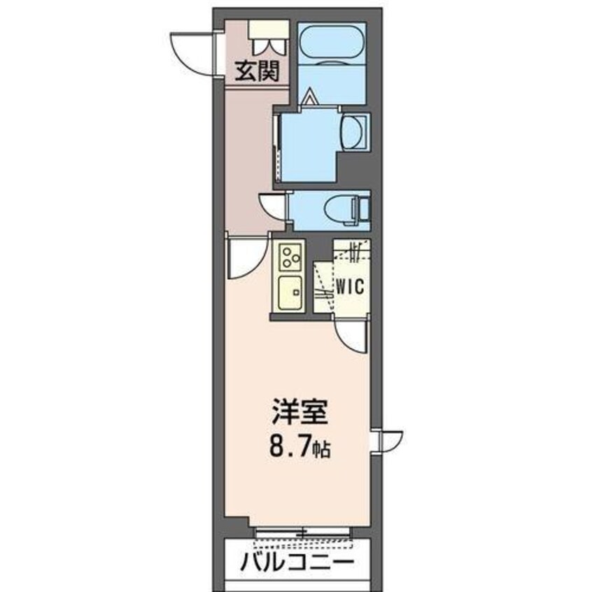 間取図 内房線/五井駅 バス15分青柳北３丁目下車:停歩2分 3階 築2年