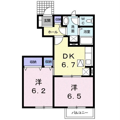 間取り図 ベイサイド水草