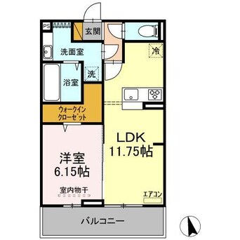 間取図 Lシャルル