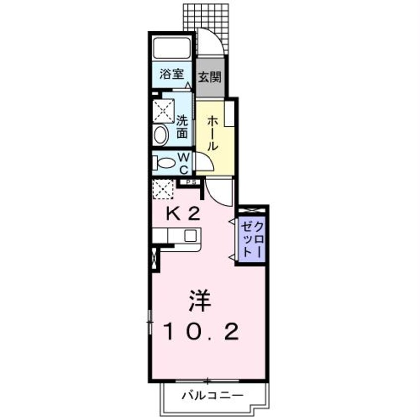 間取図 カルムメゾン