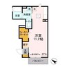 CASA瀬又 1Rの間取り