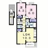 内房線/姉ケ崎駅 徒歩19分 2階 築9年 2LDKの間取り