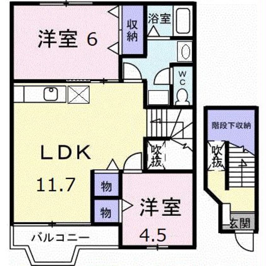 間取図 ハイツミチ