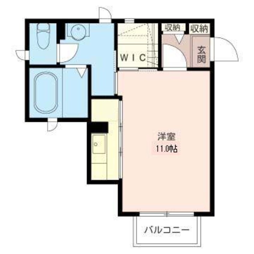 間取図 内房線/五井駅 徒歩11分 2階 築17年