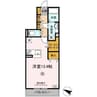 プランドール樹 1Rの間取り