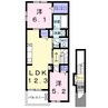 プライム五井Ⅱ 2LDKの間取り