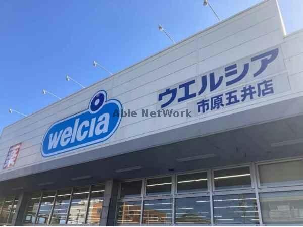 ウエルシア市原五井店(ドラッグストア)まで559m 内房線/五井駅 徒歩6分 2階 築26年