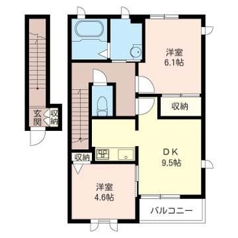 間取図 ディアコート（島野）