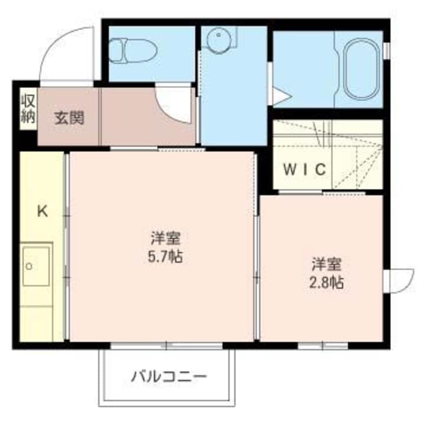 間取図 ルシェルクレールＦ