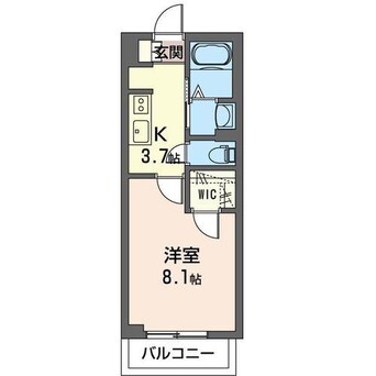 間取図 内房線/五井駅 徒歩8分 1階 築2年