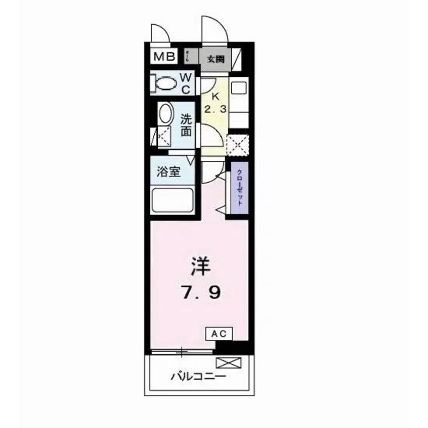 間取図 内房線/五井駅 バス17分西広下車下車:停歩2分 2階 築3年