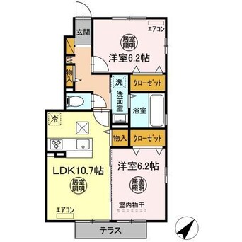 間取図 月うさぎ弐