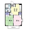 藤井ハイツ 2DKの間取り
