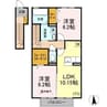 ＷＩＴ市原 2LDKの間取り