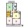 ヴィラグリーンヒルズ 3DKの間取り