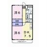 コンドミニアム 2DKの間取り
