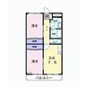 コンドミニアム 2DKの間取り
