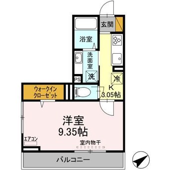 間取図 内房線/八幡宿駅 徒歩2分 2階 築2年