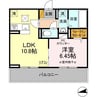 メゾンベースA 1LDKの間取り