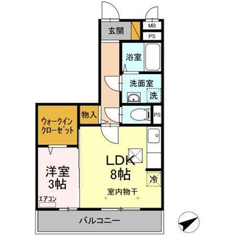 間取図 ジェンティーレ703