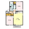 グリーンヒル　(辰巳台東) 2LDKの間取り