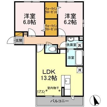 間取図 外房線/誉田駅 徒歩31分 3階 築9年