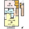 あけぼの 1LDKの間取り