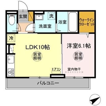 間取図 内房線/八幡宿駅 徒歩17分 2階 築5年